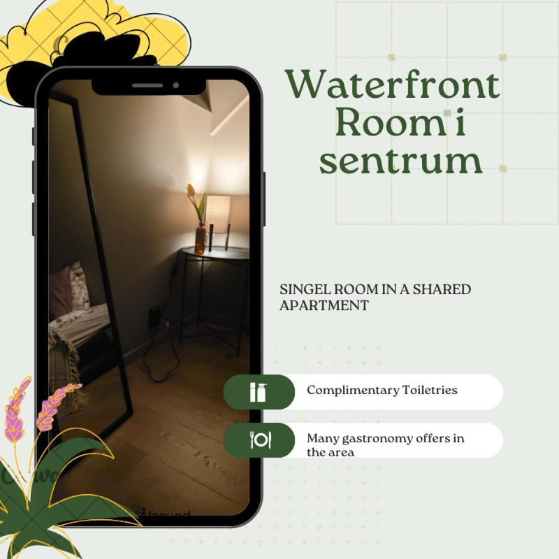 Single Elegant Room I Sentrum- Sea View Ålesund Εξωτερικό φωτογραφία